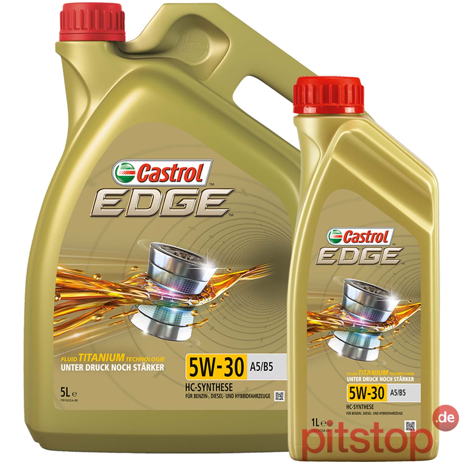 6L = 5L + 1L CASTROL EDGE 5W-30 A5/B5 FLUID TITANIUM FORD WSS-M2C913-C .